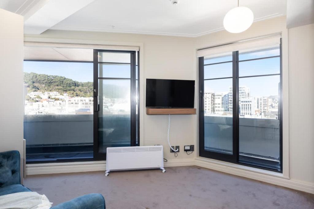 1BR Studio in Te Aro - City Lookout - Resim 19