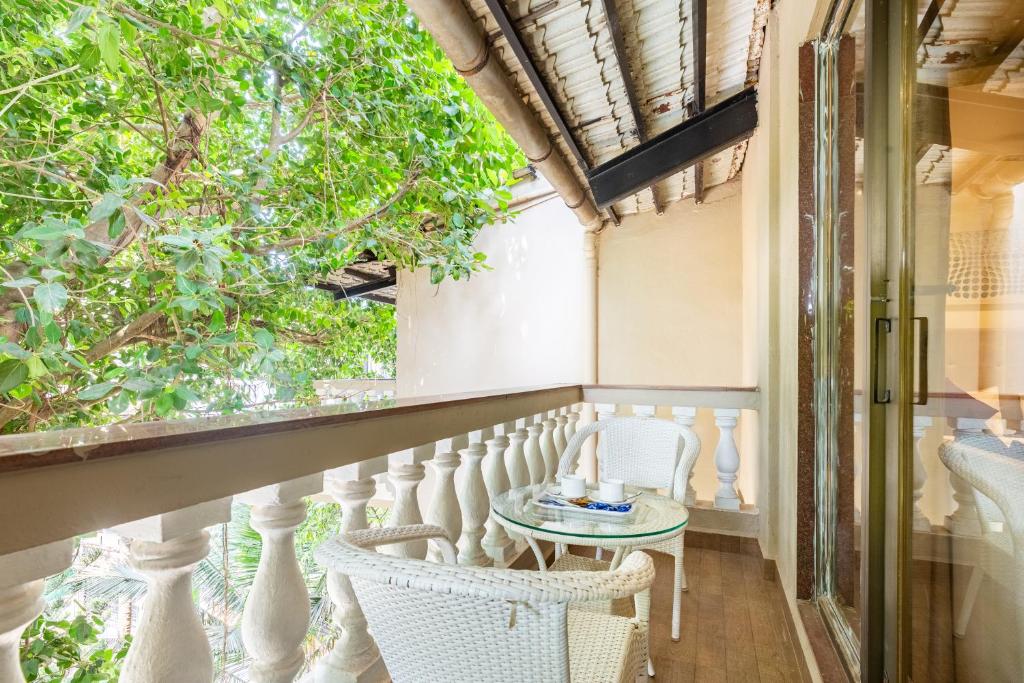 Balkón nebo terasa v ubytování Calux Joia Do Mar Resort - Calangute
