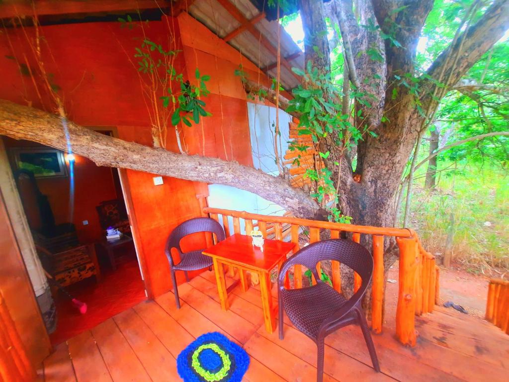 Balkón nebo terasa v ubytování Tree House 4 Nature Lovers