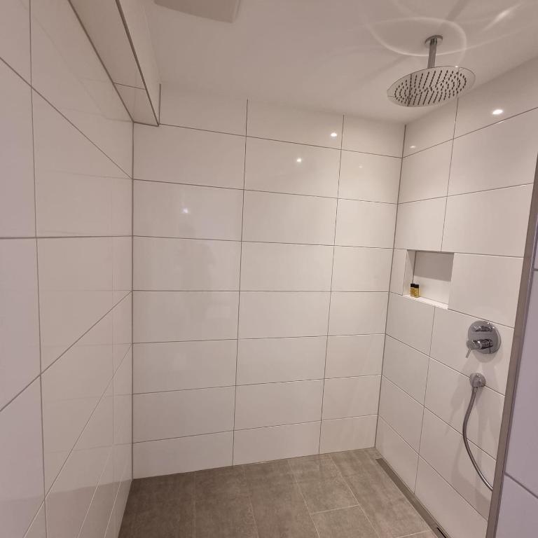 Koupelna v ubytování Hotel Central