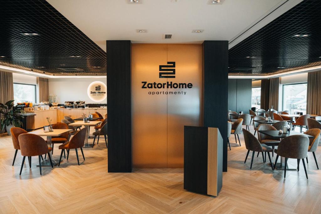 Restaurace v ubytování ZatorHome apartamenty - blisko Energylandii i Zatorlandu