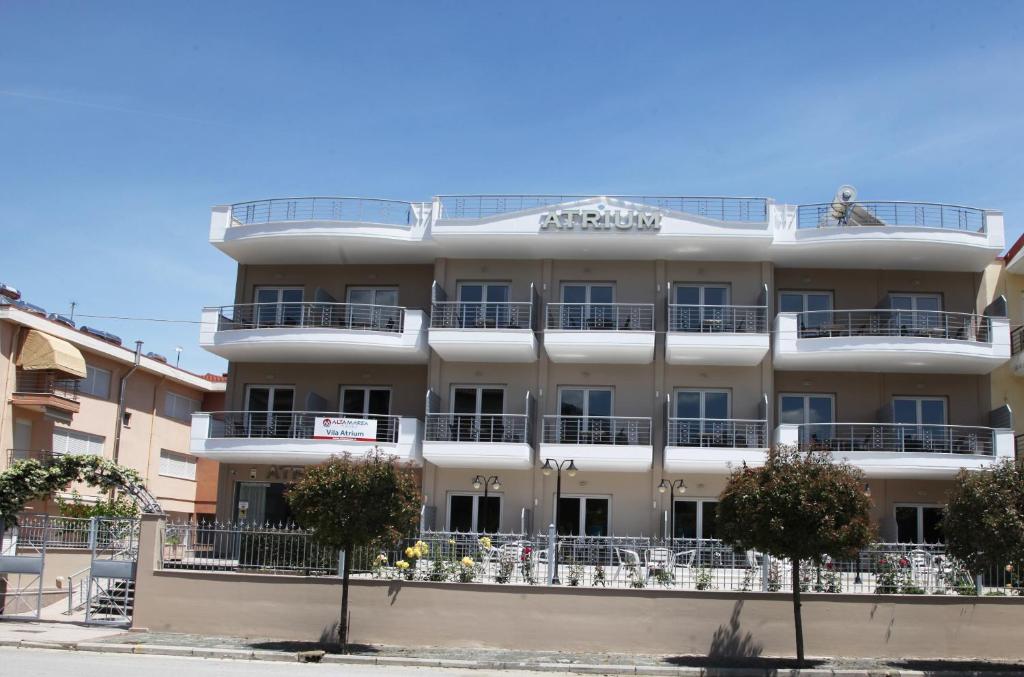 Budova, kde se aparthotel nachází