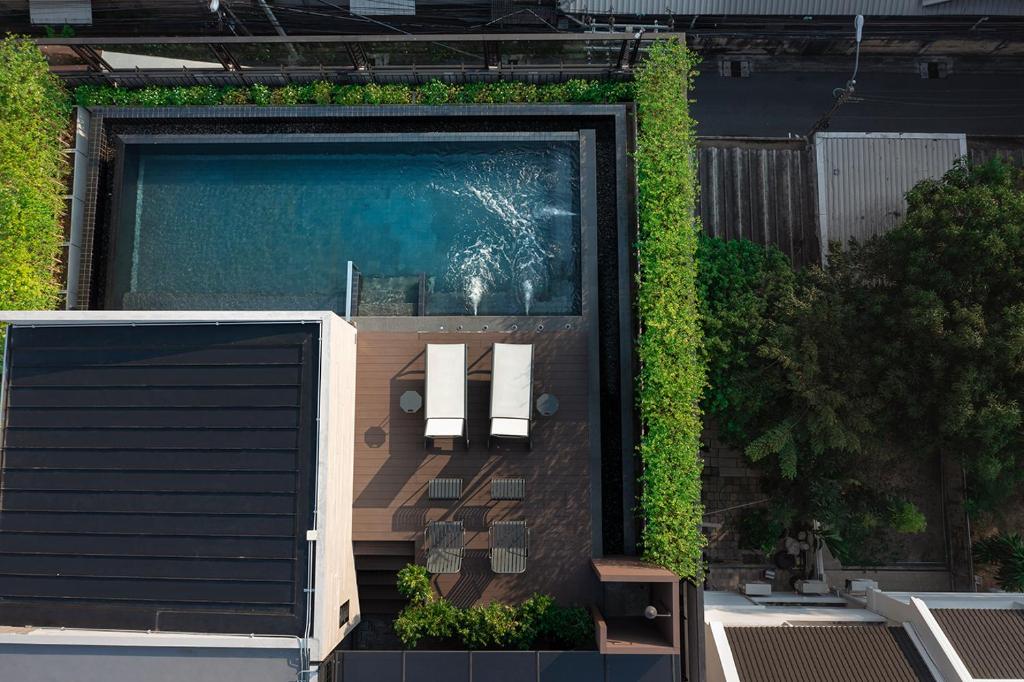 Zahrada ubytování PASSA Hotel Bangkok