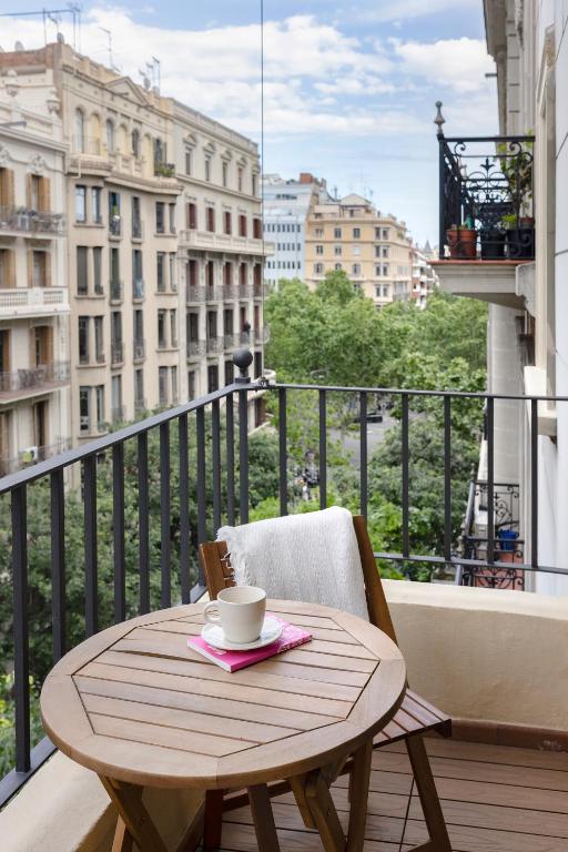 Balkón nebo terasa v ubytování C211 Barcelona Apartments