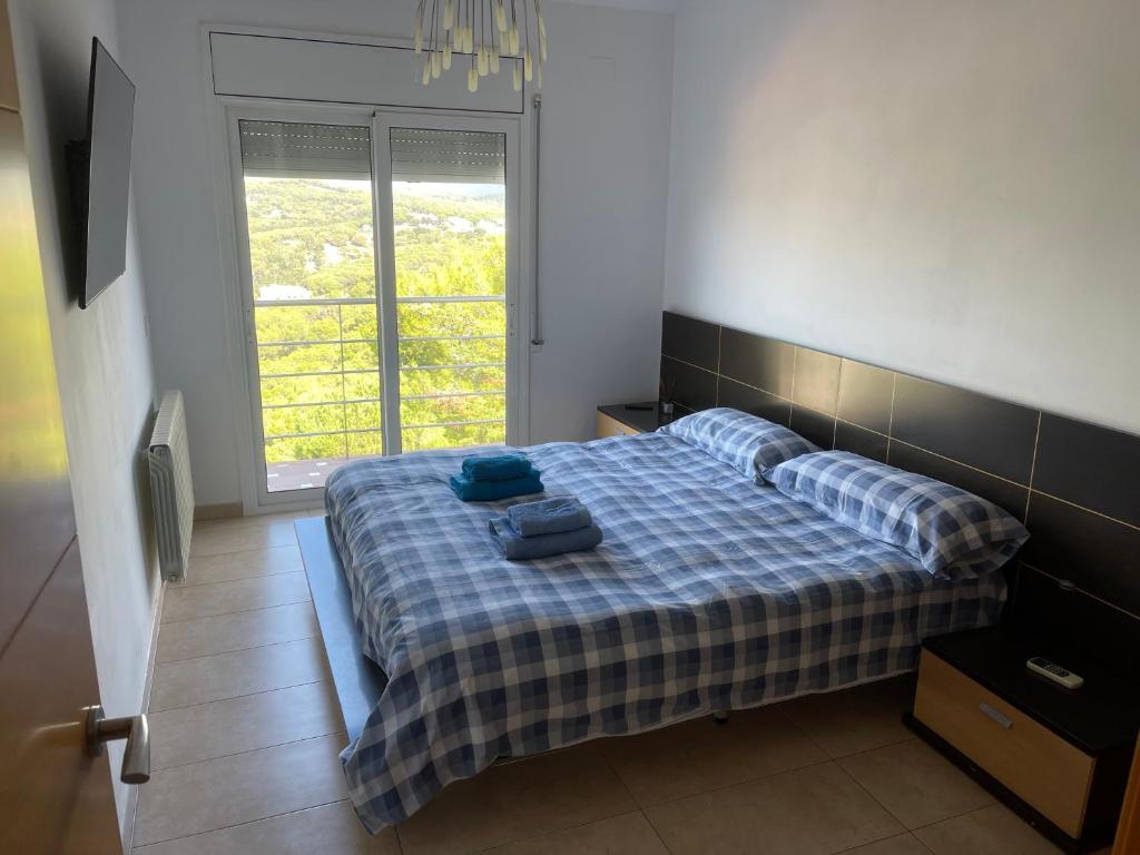 Posteľ alebo postele v izbe v ubytovaní Villa for 2 families