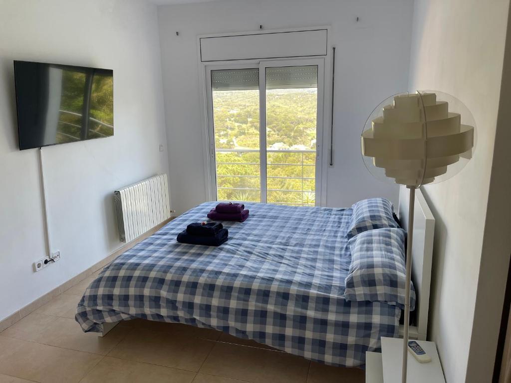 Posteľ alebo postele v izbe v ubytovaní Villa for 2 families