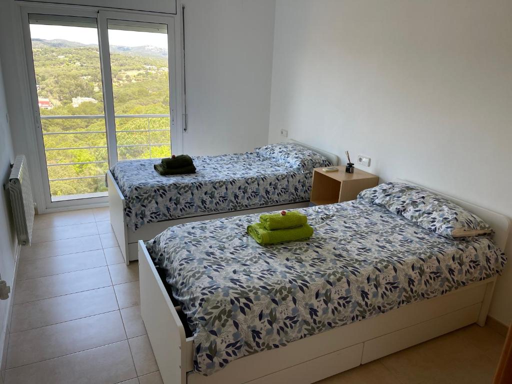 Posteľ alebo postele v izbe v ubytovaní Villa for 2 families