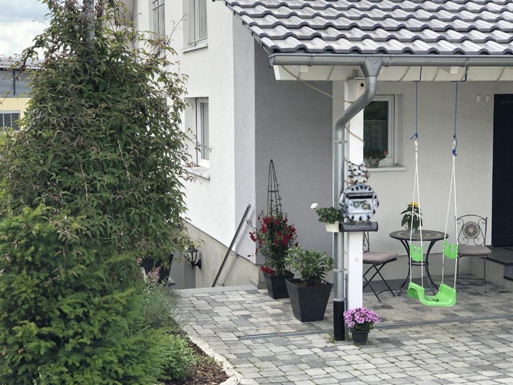Zahrada ubytování Ferienwohnung Bäumchenblick