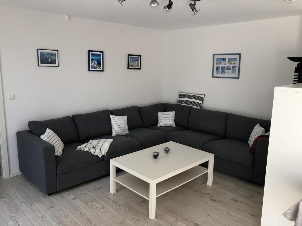 Posezení v ubytování Ferienwohnung Bäumchenblick