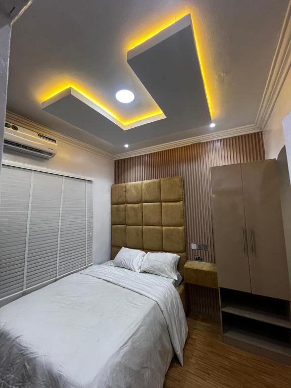Postel nebo postele na pokoji v ubytování Babyface Apartments