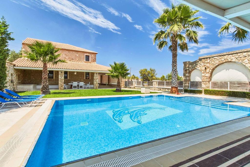 Bazén v ubytování Villa St Dennis nebo v jeho okolí