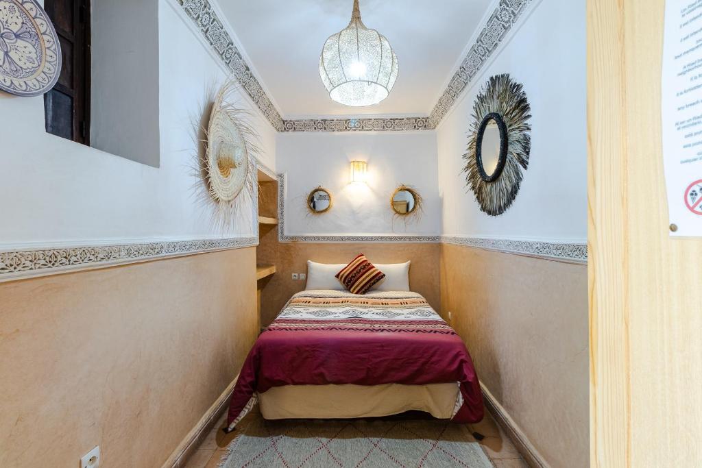 Postel nebo postele na pokoji v ubytování Riad Davina