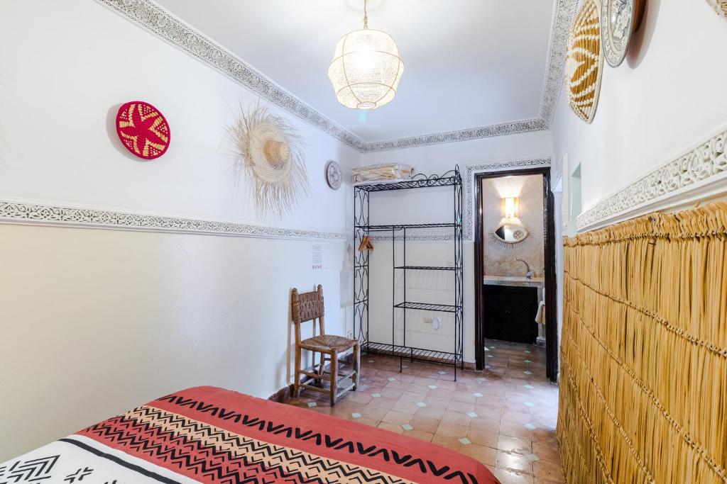 Postel nebo postele na pokoji v ubytování Riad Davina