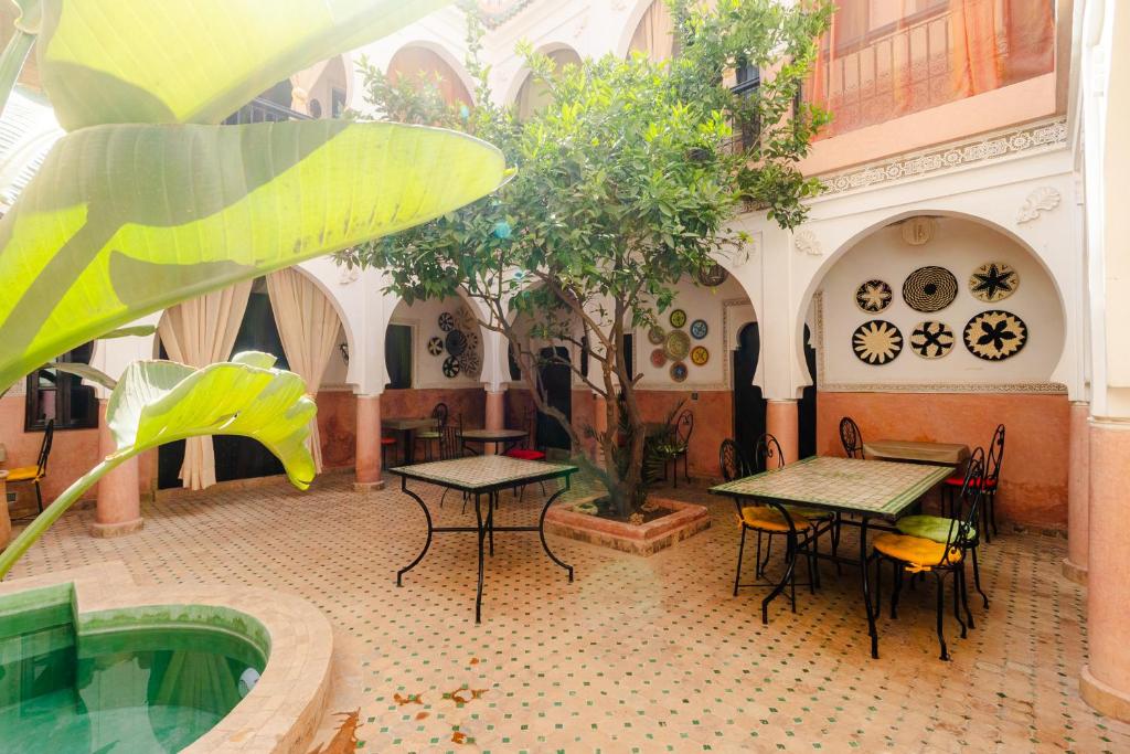 Patio nebo venkovní prostory v ubytování Riad Davina