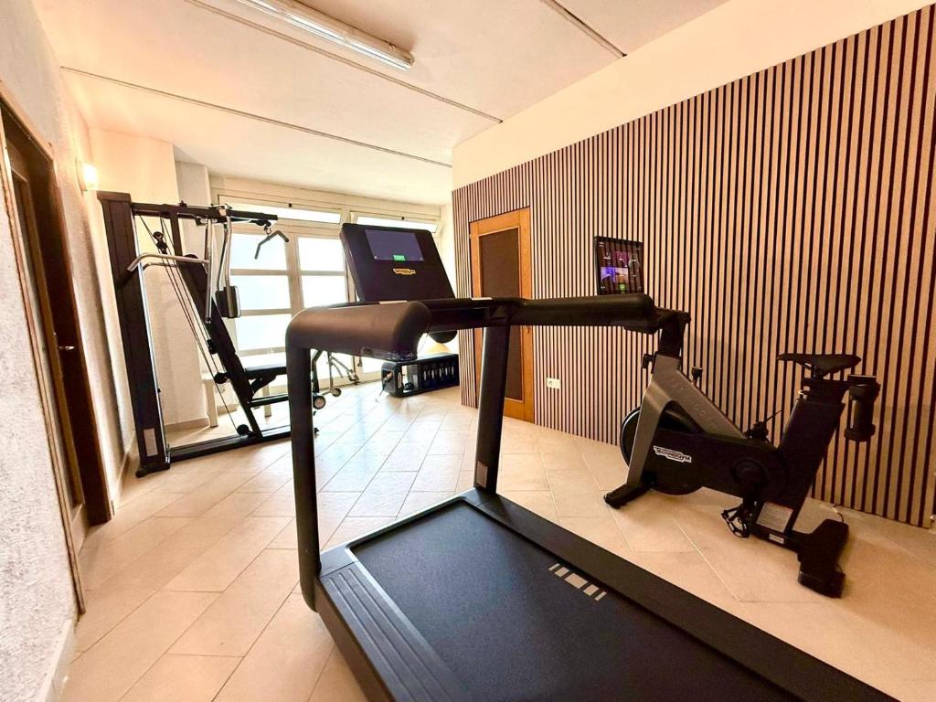 Fitness centrum a/nebo fitness zařízení v ubytování Hotel Punta Est