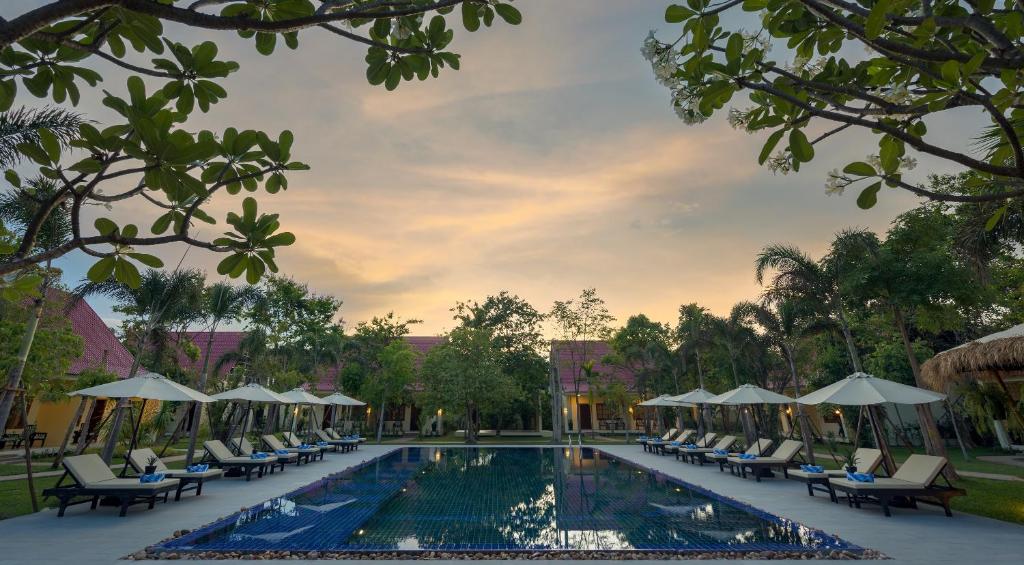 Bazén v ubytování Sala Siem Reap Resort nebo v jeho okolí