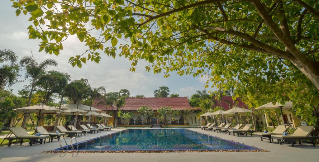 Bazén v ubytování Sala Siem Reap Resort nebo v jeho okolí