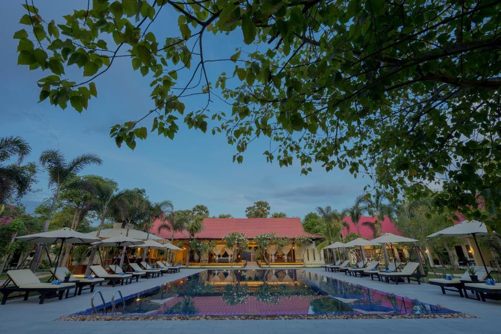 Bazén v ubytování Sala Siem Reap Resort nebo v jeho okolí