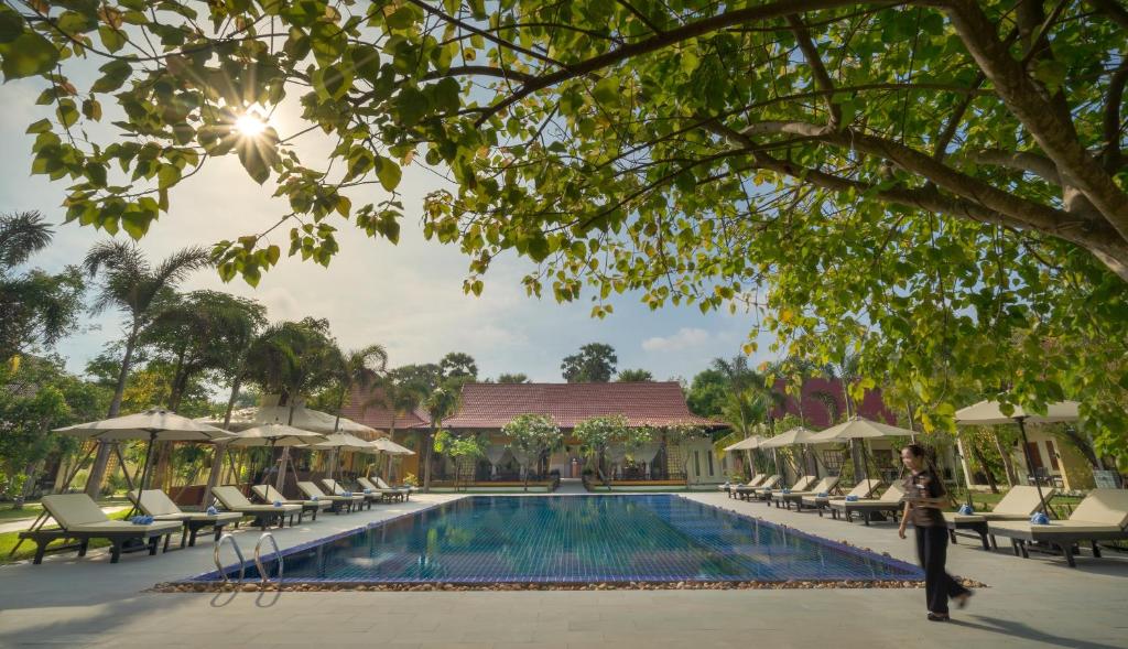 Bazén v ubytování Sala Siem Reap Resort nebo v jeho okolí