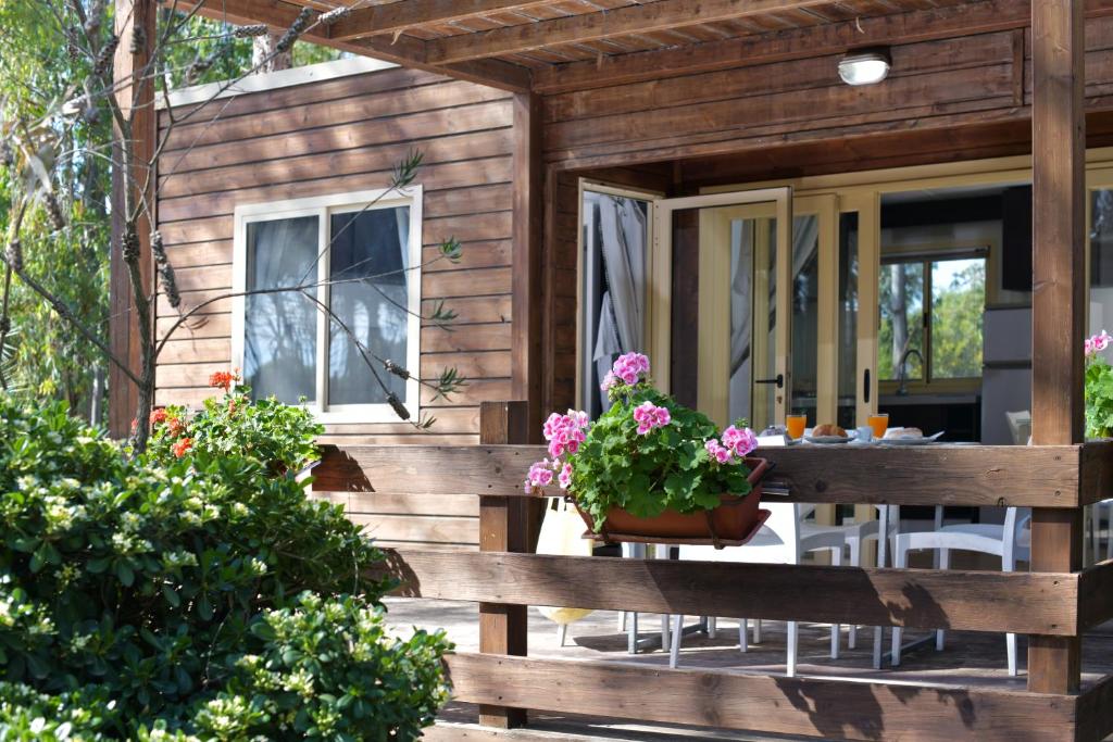 Zahrada ubytování Camping Village Flumendosa