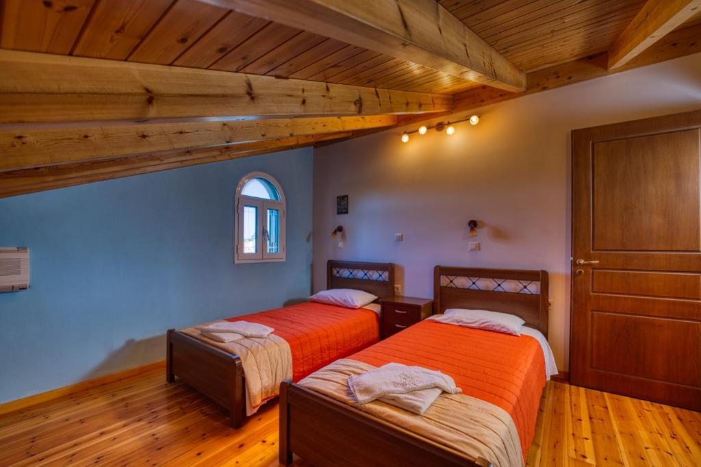Postel nebo postele na pokoji v ubytování Stefanias Appartments