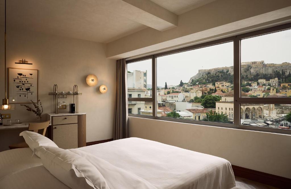 Posteľ alebo postele v izbe v ubytovaní A for Athens