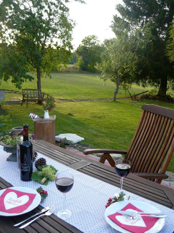 Zahrada ubytování Ferienhaus Forstblick