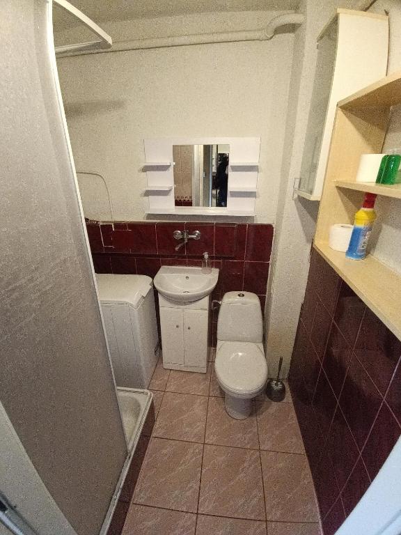 Kúpeľňa v ubytovaní Apartament Dzierżoniów