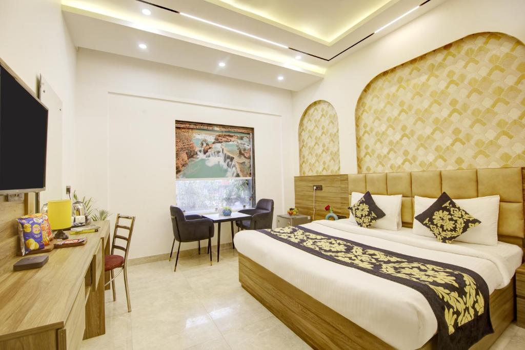 Postel nebo postele na pokoji v ubytování Hotel Armani By SMART GROUP