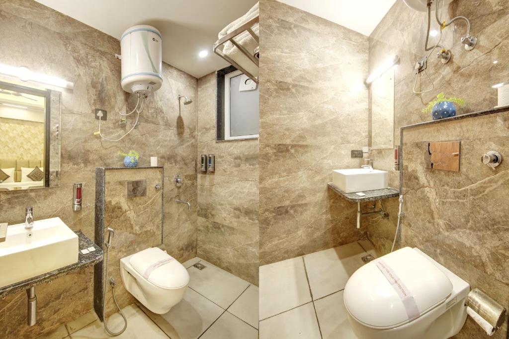 Koupelna v ubytování Hotel Armani By SMART GROUP