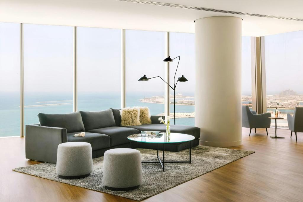 Posezení v ubytování Sonder by Marriott Bonvoy JBR The Walk Apartments