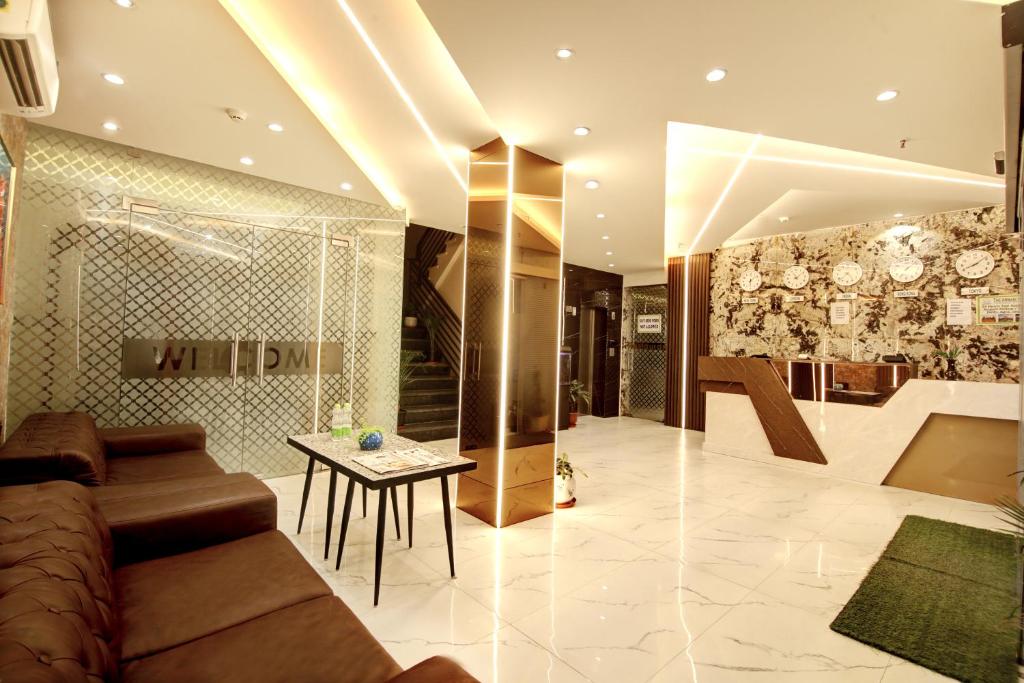 Posezení v ubytování Hotel Armani By SMART GROUP
