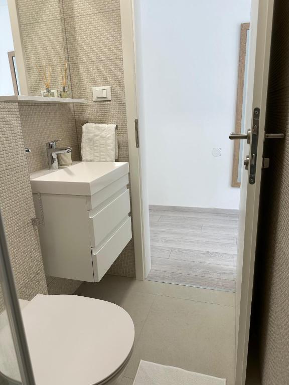 Koupelna v ubytování Apartments Olga 2