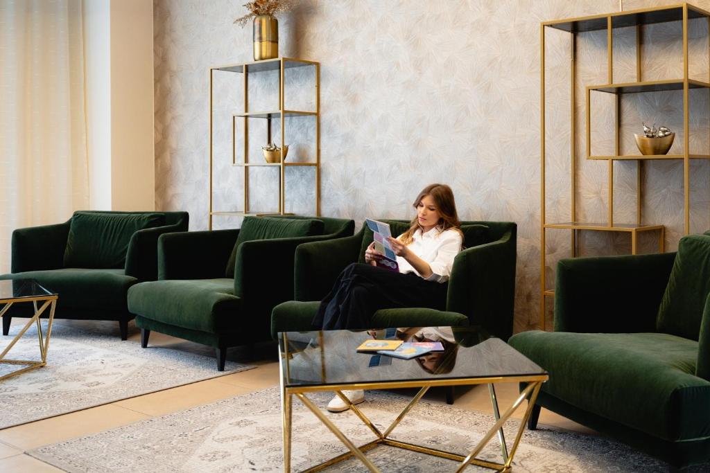 Posezení v ubytování Corso Hotel Pécs