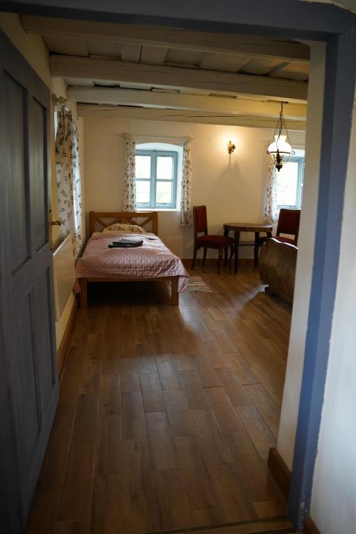 Łóżko lub łóżka w pokoju w obiekcie A la maison - épp mint otthon