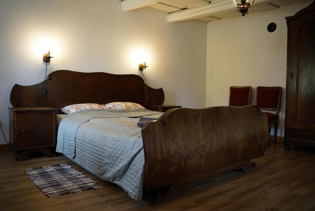 Łóżko lub łóżka w pokoju w obiekcie A la maison - épp mint otthon