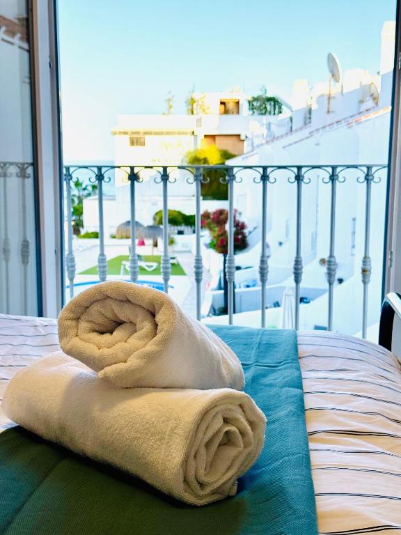 Posteľ alebo postele v izbe v ubytovaní Apartamento El Primer Sol