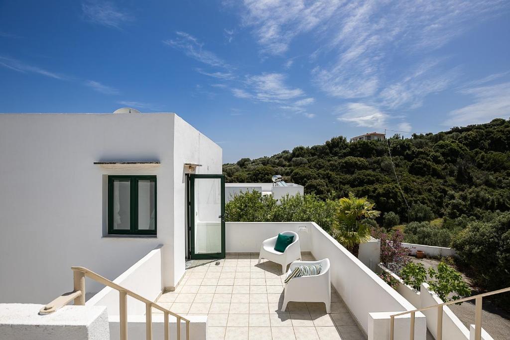 Balkon lub taras w obiekcie Plakoti Village