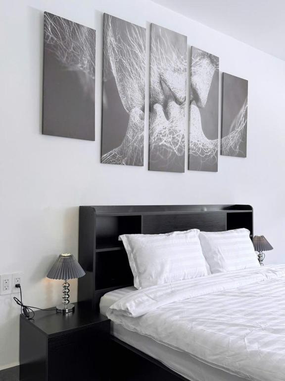 Postel nebo postele na pokoji v ubytování Villa 3B MAISON Signature