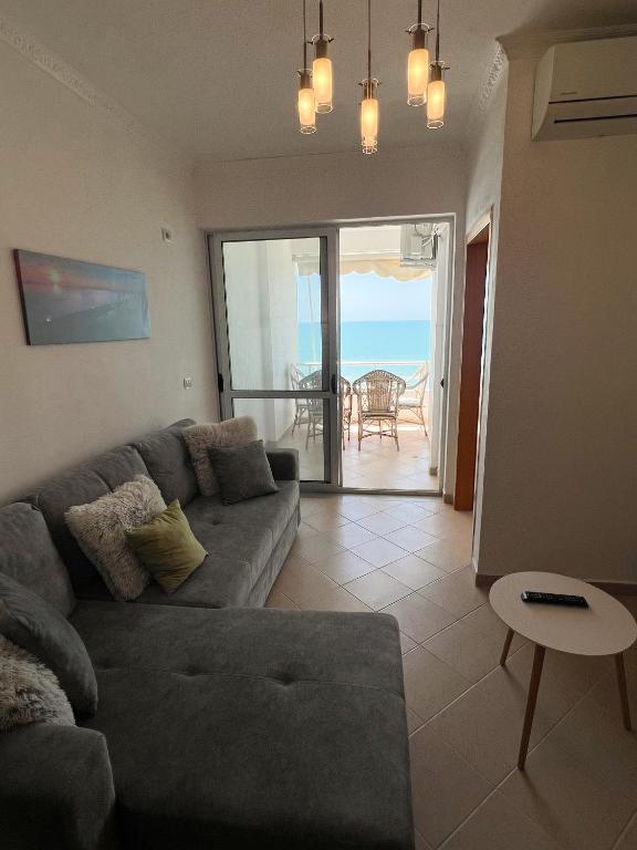 Posezení v ubytování SeaView Apartments