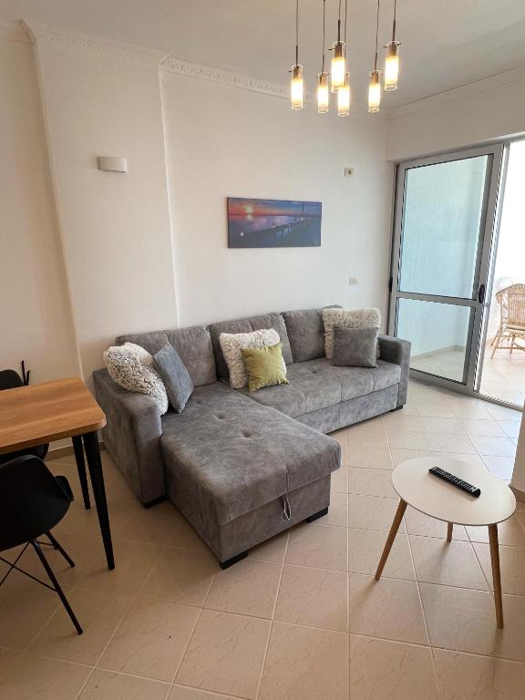 Posezení v ubytování SeaView Apartments