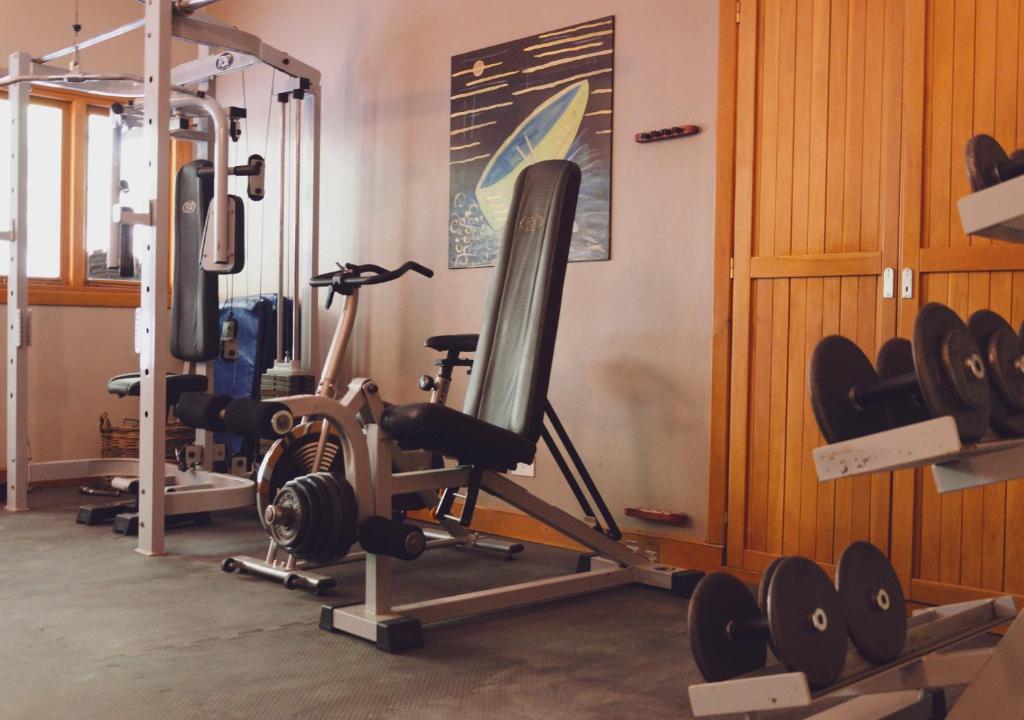 Fitness centrum a/nebo fitness zařízení v ubytování ONA Apart Hotel and Spa
