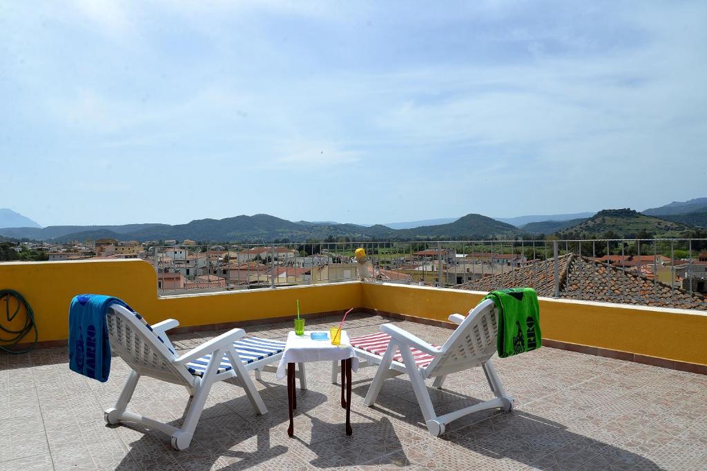 Nespecifikovaný výhled na hory nebo výhled na hory při pohledu z bed and breakfast
