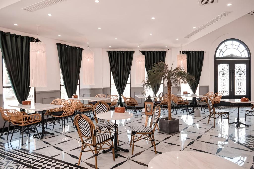 Restaurace v ubytování Yangshuo KIRA Hotel - Moroccan Style