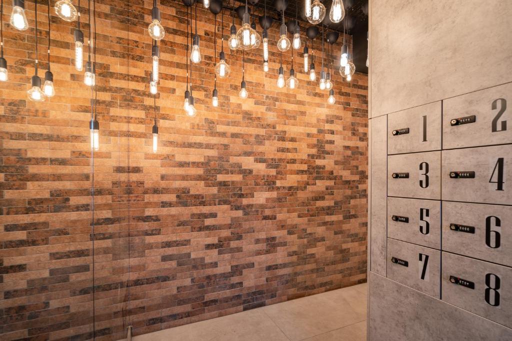 Koupelna v ubytování Váci Loft Suites