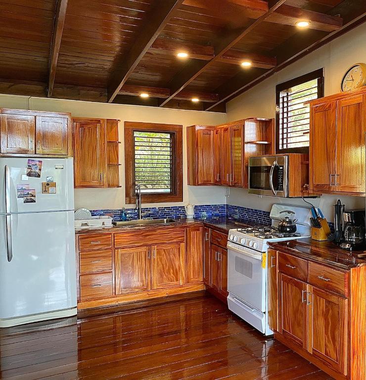 Küche/Küchenzeile in der Unterkunft Treehouse Hideaway Villa II - Amazing Piton Views