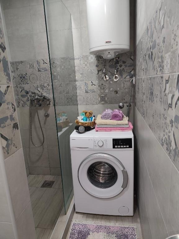 Koupelna v ubytování Apartman LARA