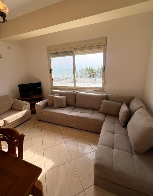 Posezení v ubytování SeaView Apartments