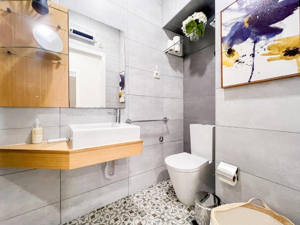 Koupelna v ubytování Viana Central - Historical City Centre Apartment