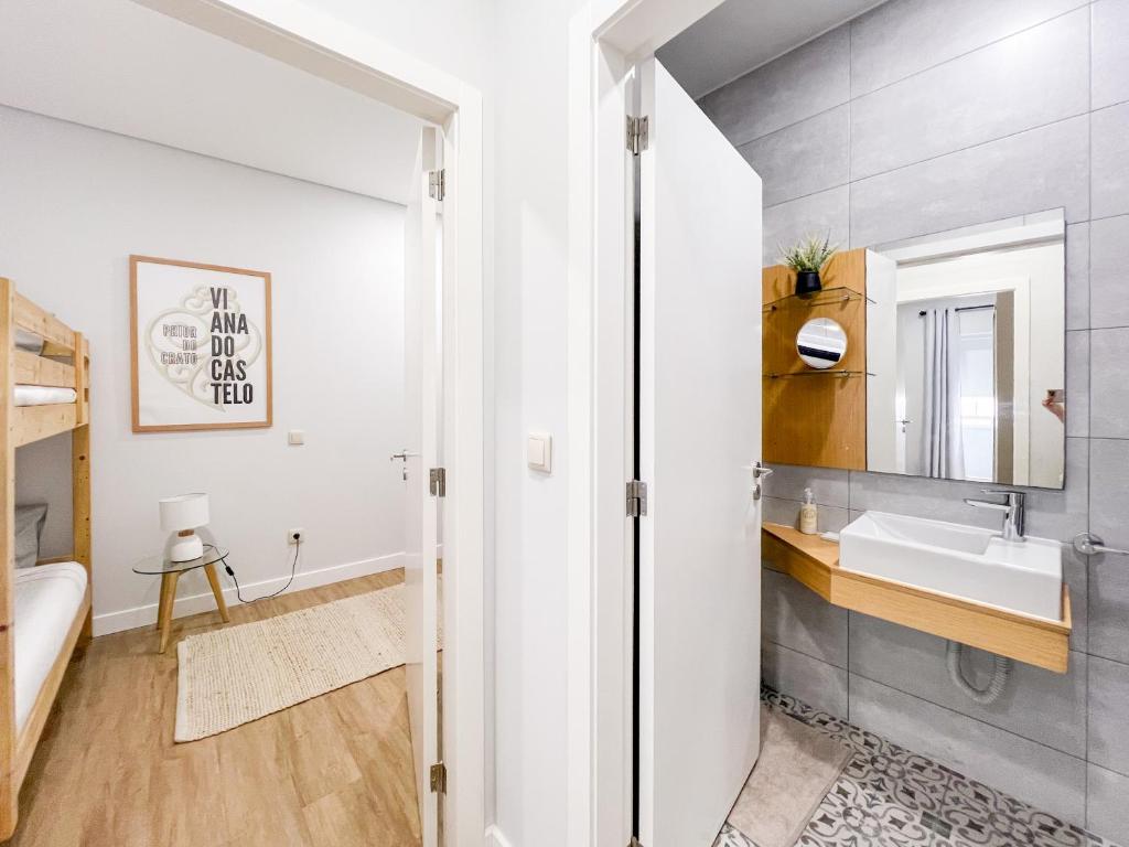 Koupelna v ubytování Viana Central - Historical City Centre Apartment